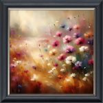 More Poppies - Velvet Printed Frame