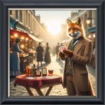 Never Trust a Fox - Velvet Printed Frame