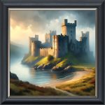 Pembroke Castle - Velvet Printed Frame