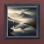 Skiddaw - Velvet Printed Frame Hung Up