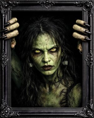 Bewitched Bride - 50x40cm Printed Frame