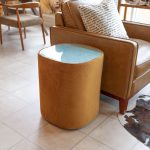 Apollo Bespoke Side Table in our Showroom