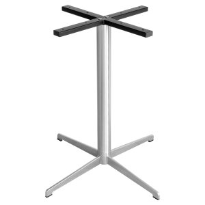 Brushed Steel Table Base