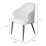 Liora Ivory Dining Chair - Image 6