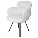Aeris Ivory Swivel Chair