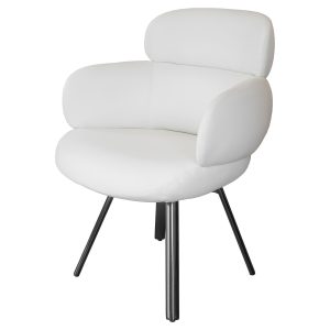 Aeris Ivory Swivel Chair