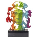Albert Einstein Bust - Multicoloured