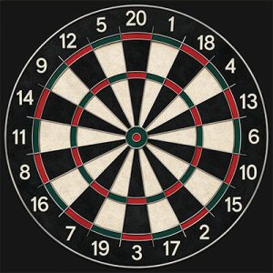 Dartboard icon fabric