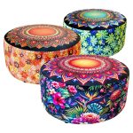Mandala Bespoke Fabric Pouffe