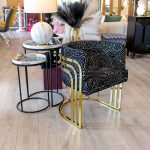 Bellagio Gold Chair in our Showroom