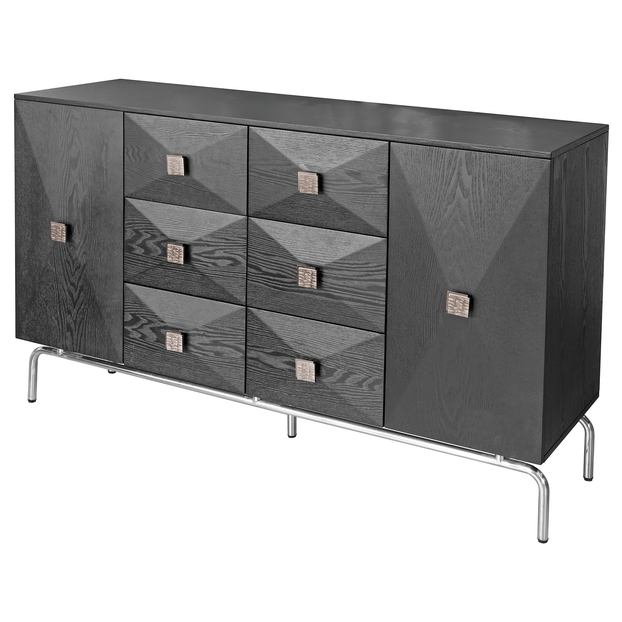 FW1257 Hudson Black Oak Sideboard Hudson Black Oak Sideboard