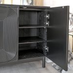 Contour Panel Sideboard - Open Door