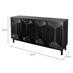 Contour Panel Sideboard - Dimensions