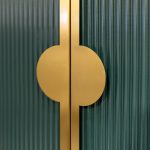 Riviera Fluted Sideboard - Gold Handles