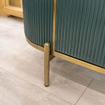 Riviera Fluted Sideboard - Gold Legs