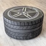 Icon Tyre Coffee Table in our Showroom