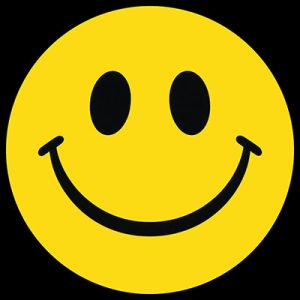 Smiley icon fabric