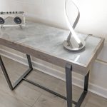 Novara Industrial Style Console Table - Close Up