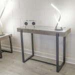 Novara Industrial Style Console Table in our Showroom