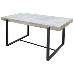 Novara Industrial Style Dining Table