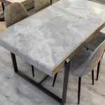Novara Industrial Style Dining Table Top