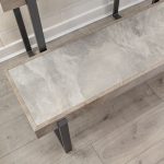 Novara Industrial Style TV Table - Close Up