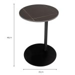 FW1250B Eclipse Side Table - Dimensions
