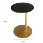 FW1250G Eclipse Side Table - Dimensions