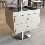 Noir Arc Executive Desk - Desk Drawers