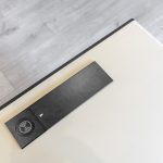 Noir Arc Executive Desk - Connection Panel