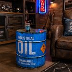 Icon Bespoke Side Table - Oil Drum Lifestyle