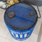 Icon Bespoke Side Table - Oil Drum - Close Up