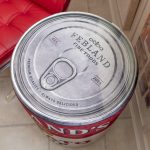 Icon Bespoke Side Table - Soup Tin - Close Up