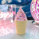 Pink Ice Cream with Sprinkles Sculpture on display in our Showroom