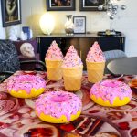 Doughnut Sculptures in our Showroom