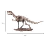 Dinosaur Raptor Sculpture - Dimensions