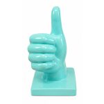 Painted Thumbs Up Hand - Blue