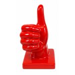 Painted Thumbs Up Hand - Red