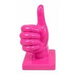 Painted Thumbs Up Hand - Pink