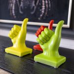 Painted Thumbs Up Hands on display in our Showroom