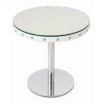 Upholstered Table - Cream Top