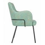 Camden Dining Chair - Black Frame - Side