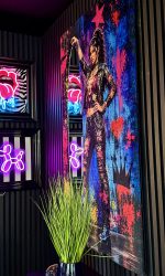 Pop Star Illusion Mirror Wall Mounted in our Showroom