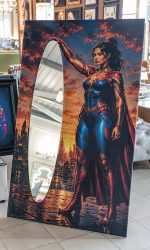 Superhero Illusion Mirror in our Showroom