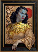 Golden Dynasty Illusion Printed Frame