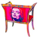 Marilyn Monroe Courtier Chair - Back
