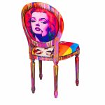 Marilyn Monroe Georgian Dining Chair - Back